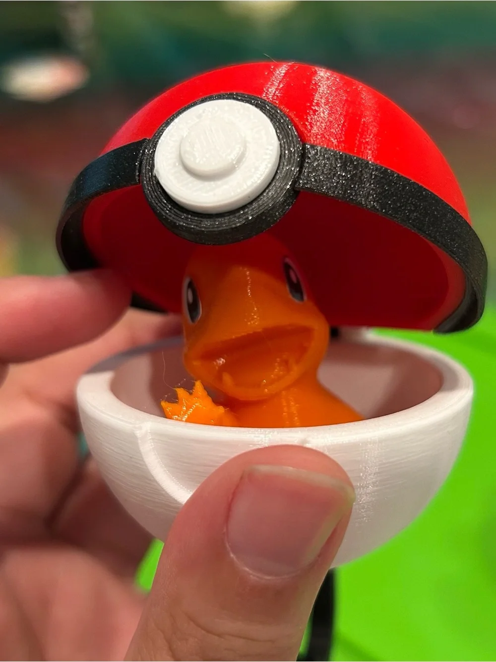 Pop-Out Pokemon Pokeball Wall Hooks with Figures Bulbasaur Charmander Squirtle